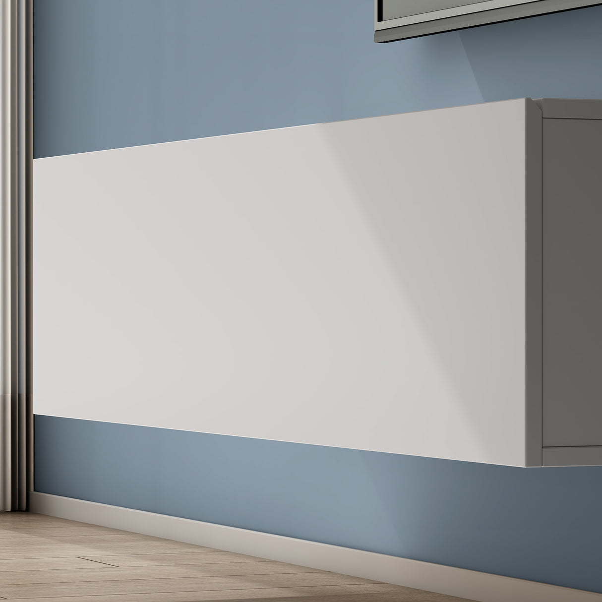 glasvilla Fernsehtisch Fernsehschrank TV Schrank Verdeckter Griff mit Soft-Close Lowboard Hängeschrank für Wohnzimmer Fernsehschrank02