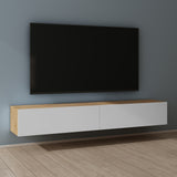 glasvilla Fernsehtisch Fernsehschrank TV Schrank Verdeckter Griff mit Soft-Close Lowboard Hängeschrank für Wohnzimmer Fernsehschrank02