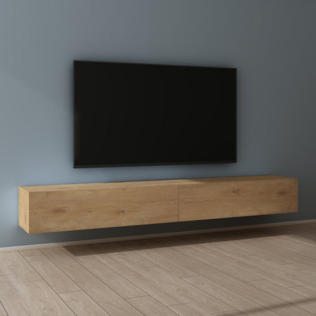 Glasvilla Design – Mueble TV suspendido con cierre suave y tirador oculto (Fernsehschrank02)