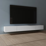 Glasvilla Design – Mueble TV suspendido con cierre suave y tirador oculto (Fernsehschrank02)