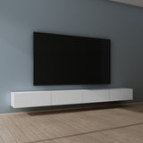 glasvilla Fernsehtisch Fernsehschrank TV Schrank Verdeckter Griff mit Soft-Close Lowboard Hängeschrank für Wohnzimmer Fernsehschrank02