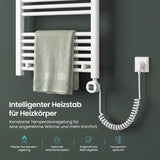 glasvilla Smart WiFi Heizstab für Badheizkörper, Heizelement  Elektrischer Heizstab mit App-Steuerung, Thermostat & Timer-Funktion, Heizpatrone für Handtuchheizkörper Heizstab-03