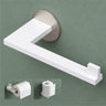 glasvilla Porte-Papier Toilette en Acier Inoxydable Porte-Rouleau de Papier Toilette Lino-02+03+04