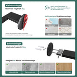 glasvilla Toilettenpapierhalter Klopapierhalter WC aus Edelstahl, Toilettenpapier Halterung Rollenhalter Lino-02+03+04