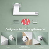 glasvilla Toilettenpapierhalter Klopapierhalter WC aus Edelstahl, Toilettenpapier Halterung Rollenhalter Lino-02+03+04