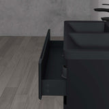 glasvilla Badmöbel-Set Waschbeckenunterschrank mit Softclose Schubladen inkl. Mineralguss Waschbecken Lucca