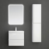 glasvilla Badmöbel-Set Waschbeckenunterschrank mit Softclose Schubladen inkl. Mineralguss Waschbecken Lucca