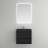 glasvilla Badmöbel-Set Waschbeckenunterschrank mit Softclose Schubladen inkl. Mineralguss Waschbecken Lucca