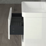 glasvilla Badmöbel-Set Waschbeckenunterschrank mit Softclose Schubladen inkl. Mineralguss Waschbecken Lucca