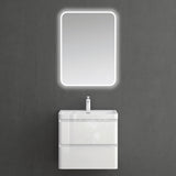 glasvilla Badmöbel-Set Waschbeckenunterschrank mit Softclose Schubladen inkl. Mineralguss Waschbecken Lucca