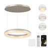 glasvilla Pendelleuchte Esstisch,  LED Moderne Hängelampe, stufenlos dimmbar 3000K–6000K, höhenverstellbare Design  Esstischlampe mit Fernbedienung & Wandschalter, Luvina03