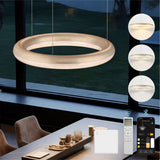 glasvilla Pendelleuchte Esstisch,  LED Moderne Hängelampe, stufenlos dimmbar 3000K–6000K, höhenverstellbare Design  Esstischlampe mit Fernbedienung & Wandschalter, Luvina03