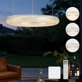 glasvilla Pendelleuchte Esstisch,  LED Moderne Hängelampe, stufenlos dimmbar 3000K–6000K, höhenverstellbare Design  Esstischlampe mit Fernbedienung & Wandschalter, Luvina03