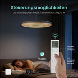glasvilla Pendelleuchte Esstisch,  LED Moderne Hängelampe, stufenlos dimmbar 3000K–6000K, höhenverstellbare Design  Esstischlampe mit Fernbedienung & Wandschalter, Luvina03
