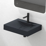 glasvilla Waschbecken Hängewaschtisch Aufsatzwaschschale aus Mineralguss Col810