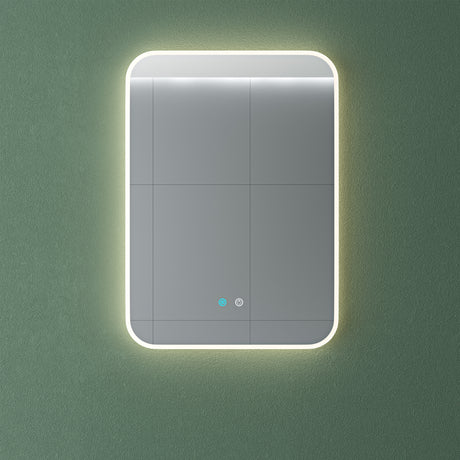 Glasvilla Design Espejo LED de Baño con Touch y Antivaho – Luz Regulable con Memoria Premium