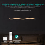 glasvilla Pendelleuchte 97cm LED Hängelampe Dimmbar mit Fernbedienung 3000K/4000K/6000K Verstellbares Kabel 36W Hängeleuchte für Esszimmer Wohnzimmer Schlafzimmer