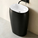 glasvilla Lavandino a Colonna Lavandino su Piedistallo per Bagni da Marmo Fuso, Lavabo a Colonna Colossum32