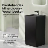 Lavabo sur pied Glasvilla Design Col34 en fonte minérale