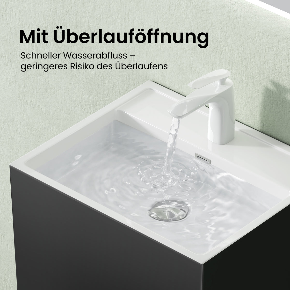 Lavabo sur pied Glasvilla Design Col34 en fonte minérale