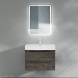 glasvilla Badmöbel-Set Waschbeckenunterschrank Waschtisch mit Unterschrank inkl. Mineralguss-Waschbecken Quadratto