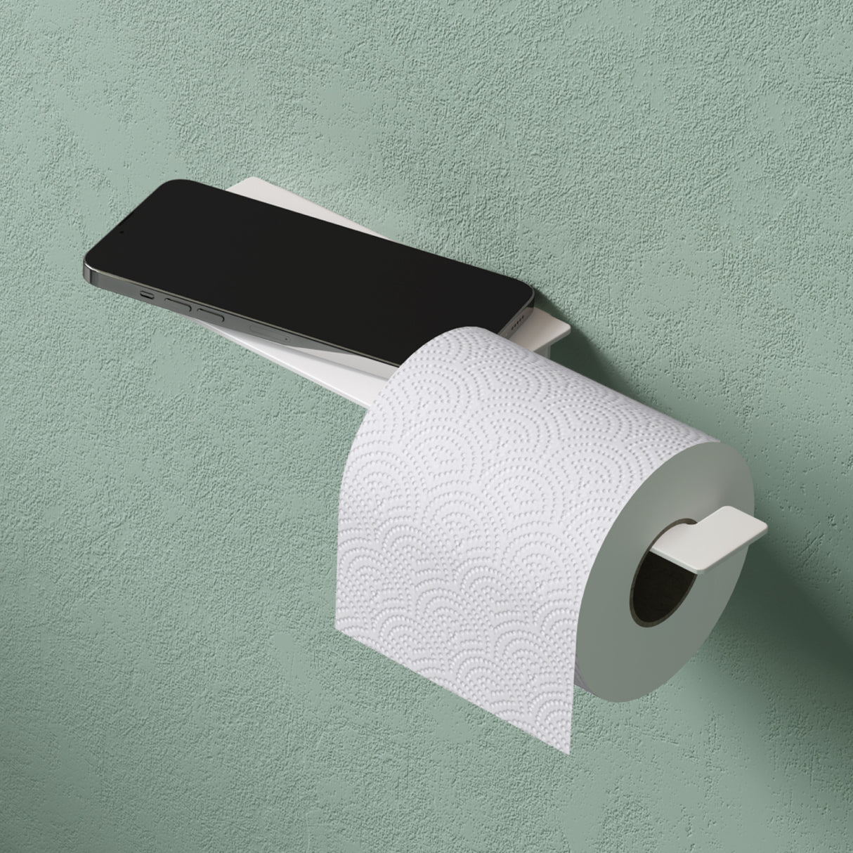 Glasvilla Design Portarrollos de Acero Inoxidable Lino-01 – Minimalismo Elegante para Baños Modernos