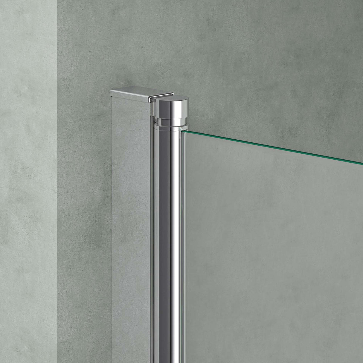 glasvilla Duschwand für Badewanne Badewannenwand faltbar 180° Sicherheitsglas mit NANO 90x140cm Badewannentrennwand Badewannenaufsatz Cortona112