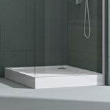 glasvilla Duschwanne Duschtasse aus hochwertigem Acryl Quadratisch Faro1H