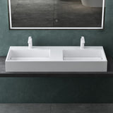 glasvilla Waschbecken Aufsatzwaschbecken Hängewaschbecken aus Mineralguss Col12