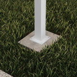 glasvilla Außenleuchte IP65 Wegeleuchte Außen | Pollerleuchte für Garten, 3000K Stehlampe Gartenlampe | Außenlampe Standleuchte 3W Deus Lumina