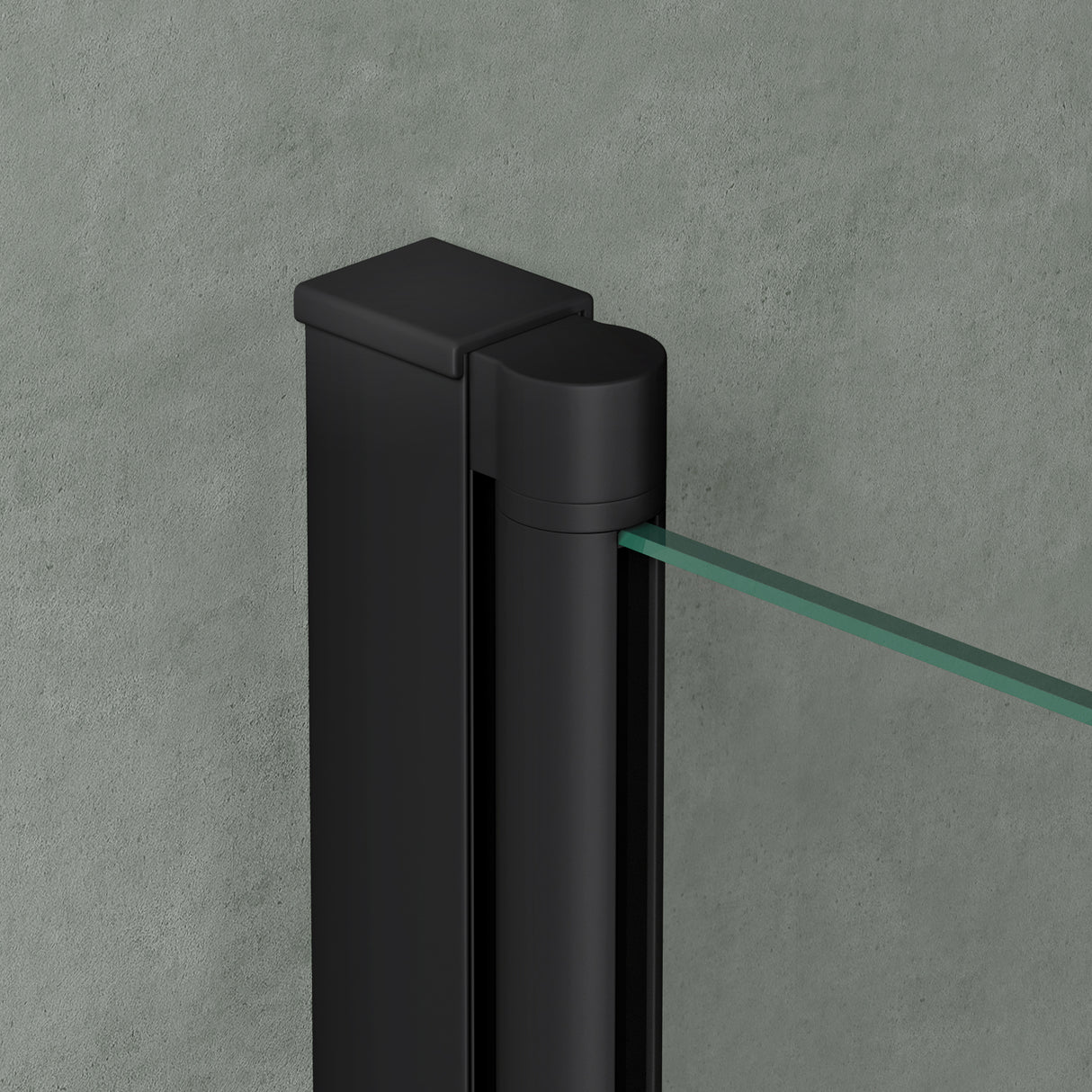 glasvilla Duschwand für Badewanne Badewannenwand Sicherheitsglas mit NANO-Versiegelung Badewannentrennwand Badewannenaufsatz 80x140cm Cortona201