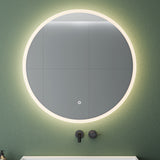 glasvilla Wandspiegel Badezimmer Spiegel LED runder Lichtspiepgel LED Bad-Spiegel mit Touchschalter, Antibeschlag durch Antifog-Schicht LED-Spiegel 05