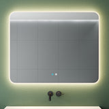 glasvilla Wandspiegel Badezimmer Spiegel LED Bad-Spiegel mit Touchschalter, Beschlagfrei durch Antifog-Schicht Nova-02