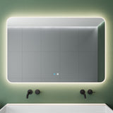 glasvilla Wandspiegel Badezimmer Spiegel LED Bad-Spiegel mit Touchschalter, Beschlagfrei durch Antifog-Schicht Nova-02