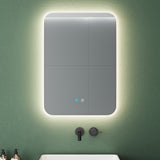glasvilla Wandspiegel Badezimmer Spiegel LED Bad-Spiegel mit Touchschalter, Beschlagfrei durch Antifog-Schicht Nova-02