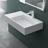 glasvilla Waschbecken Aufsatzwaschbecken Hängewaschbecken aus Mineralguss Col12