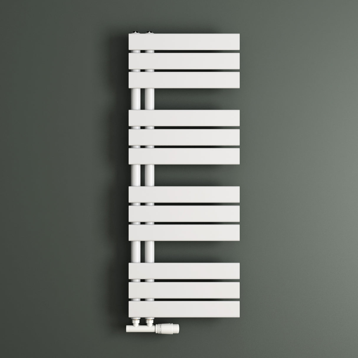 glasvilla Badheizkörper Badheizung Handtuchheizkörper Flach Seitenanschluss Handtuchhalter Handtuchwärmer FN