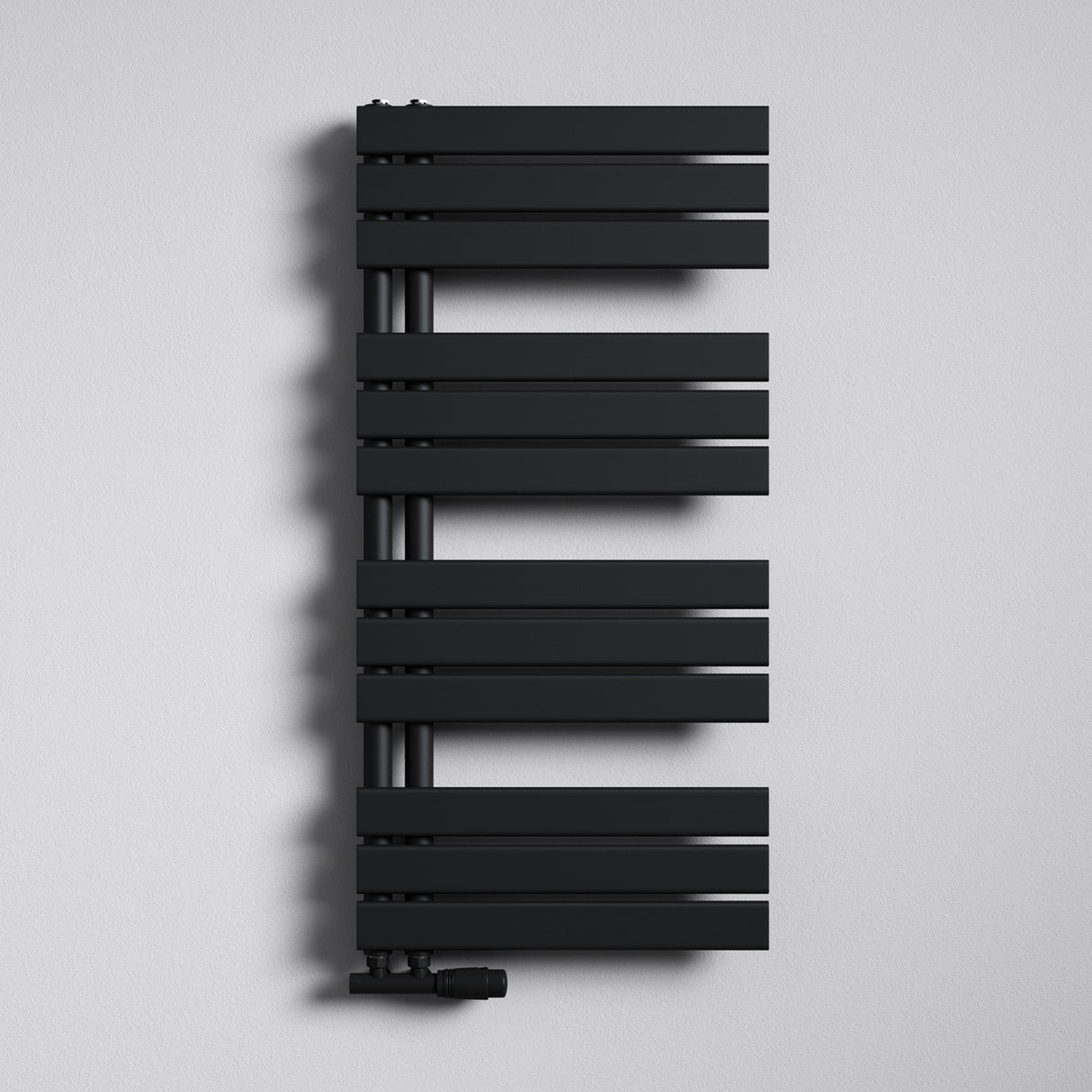 glasvilla Badheizkörper Badheizung Handtuchheizkörper Flach Seitenanschluss Handtuchhalter Handtuchwärmer FN