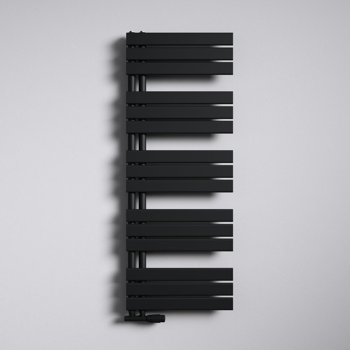 glasvilla Badheizkörper Badheizung Handtuchheizkörper Flach Seitenanschluss Handtuchhalter Handtuchwärmer FN