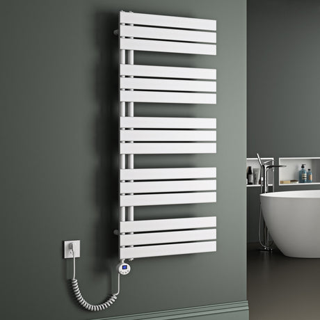glasvilla Badheizkörper Elektrisch Seitenanschluss Handtuchheizkörper Handtuchhalter Handtuchwärmer Badheizung FN mit Heizstab 02