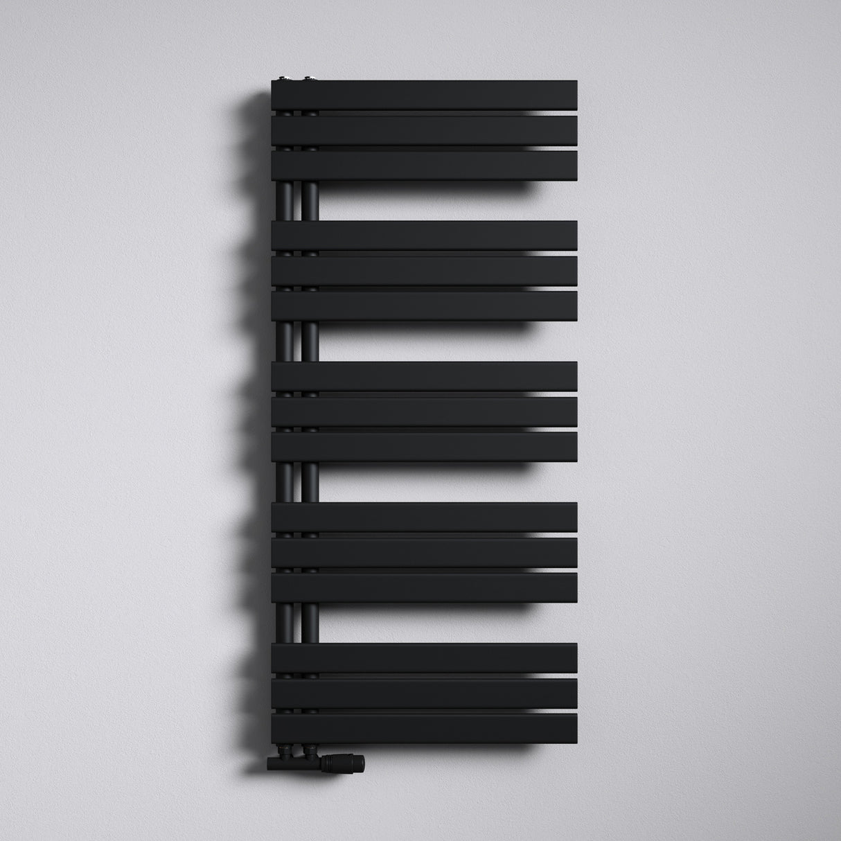 glasvilla Badheizkörper Badheizung Handtuchheizkörper Flach Seitenanschluss Handtuchhalter Handtuchwärmer FN