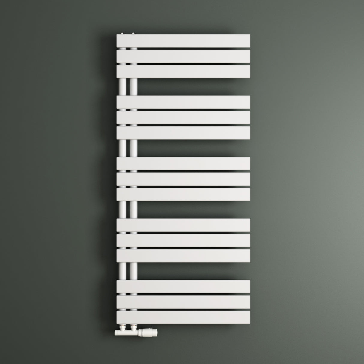 glasvilla Badheizkörper Badheizung Handtuchheizkörper Flach Seitenanschluss Handtuchhalter Handtuchwärmer FN