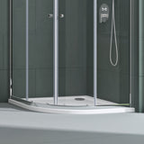 glasvilla Duschwanne Duschtasse aus Sanitäracryl Viertelkreis Faro3