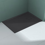 glasvilla Duschwanne aus Mineralguss Duschtasse Superflach Anti-Rutsch Geoma08