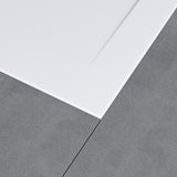 glasvilla Duschwanne aus Mineralguss Duschtasse Superflach Anti-Rutsch Geoma08