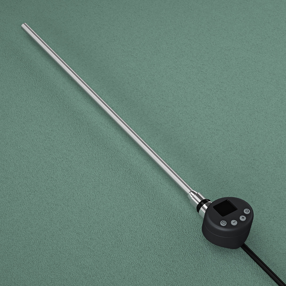 glasvilla Heizstab mit Thermostat Elektroheizstab mit LCD Bildschirm Heizpatrone aus Edelstahl Heizelement für Badheizkörper Heizungen Handtuchhalter