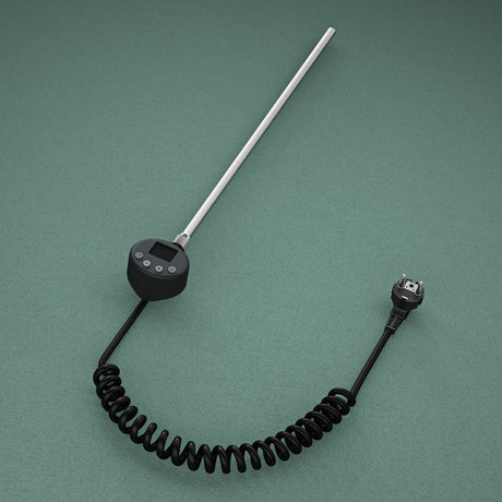 glasvilla Heizstab mit Thermostat Elektroheizstab mit LCD Bildschirm Heizpatrone aus Edelstahl Heizelement für Badheizkörper Heizungen Handtuchhalter