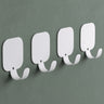 glasvilla Patères 4 pièces, crochets porte-manteau sans perçage en alliage d'aluminium, crochets muraux Stalo-15