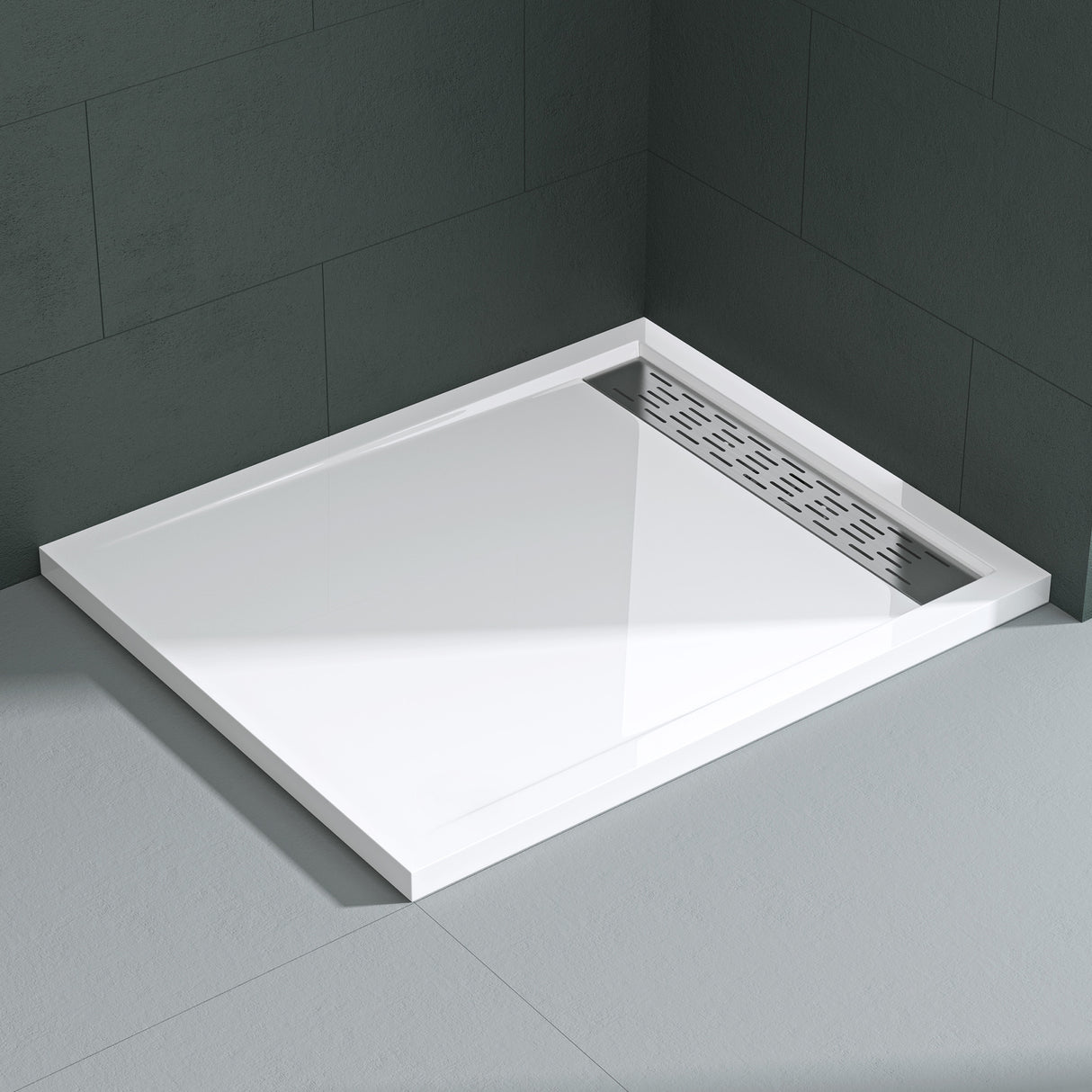 glasvilla Duschwanne Duschtasse aus hochwertigem Acryl Rechteckig Quadratisch Xetro04