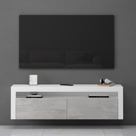glasvilla Fernsehschrank TV Schrank Lowboard Hängeschrank 2 Türen mit Soft-Close Fernsehtisch für Wohnzimmer BTH: 160x40x46 cm Fernsehschrank01
